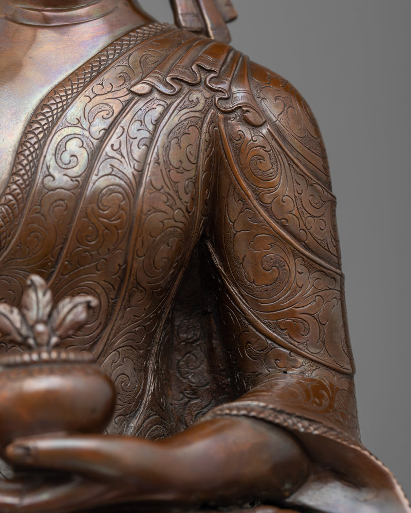 Embrace Healing with Our Medicine Buddha Sutra Statue | Traditional Himalayan Art