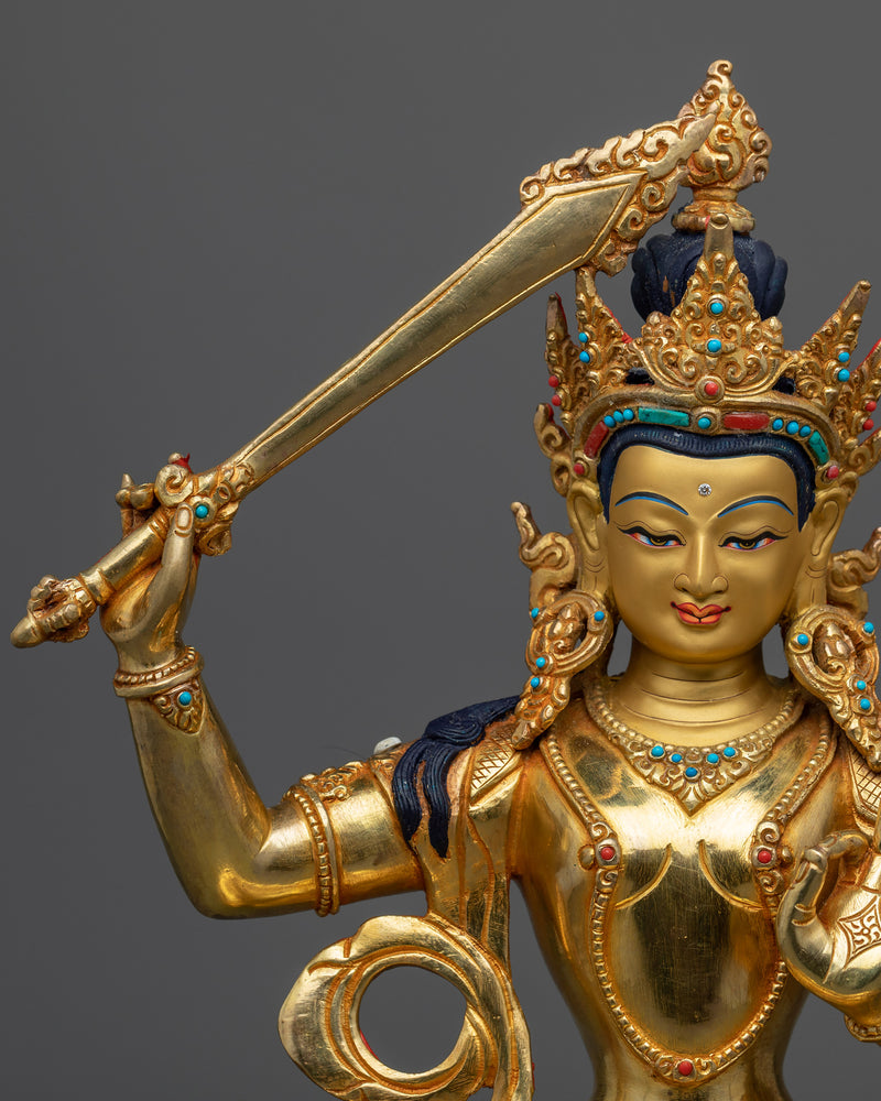 Manjushree God Statue | The Embodiment of Divine Wisdom