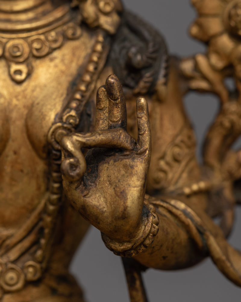 Green Tara Tibetan Statue | A Symbol of Compassionate Action