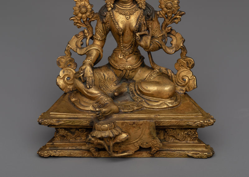 Green Tara Tibetan Statue | A Symbol of Compassionate Action