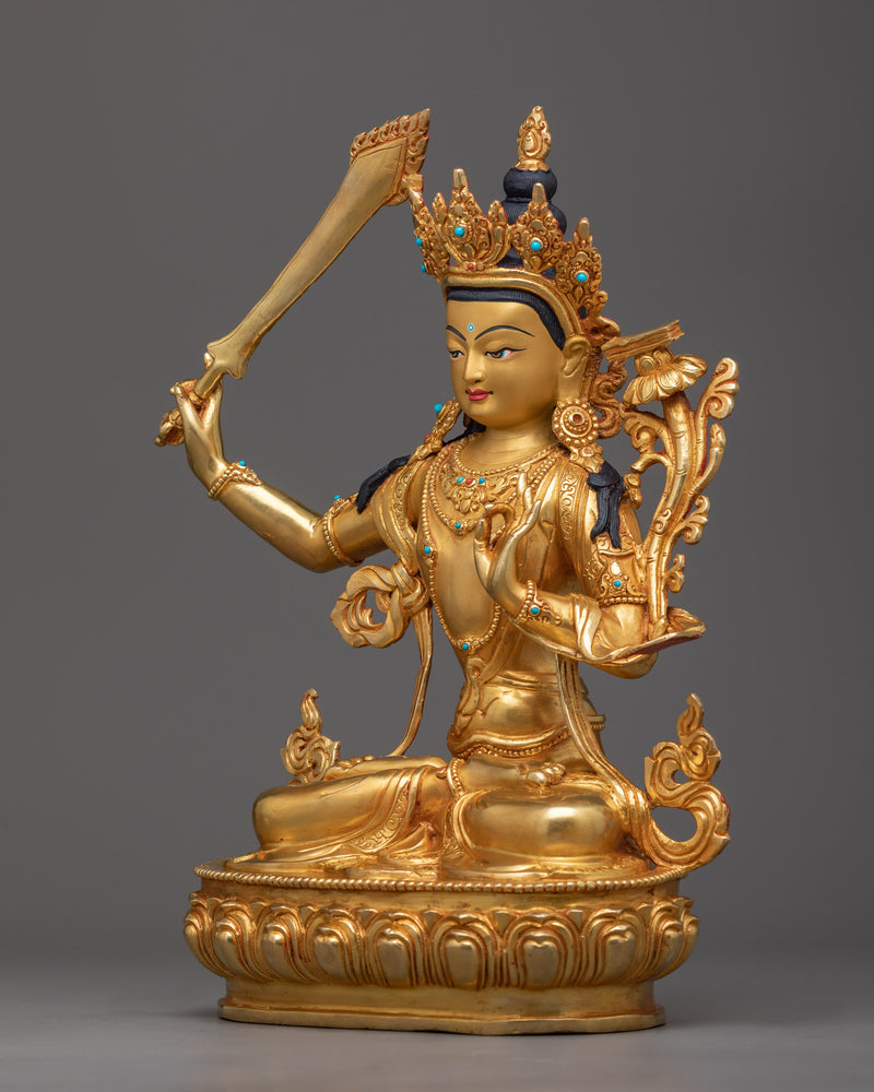 manjushri-bodhisattva-mantra-practice-statue