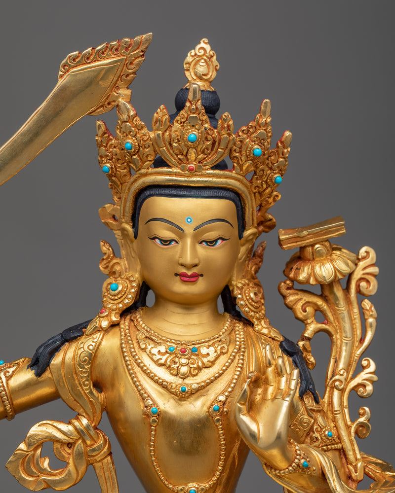 manjushri-bodhisattva-mantra-practice-statue