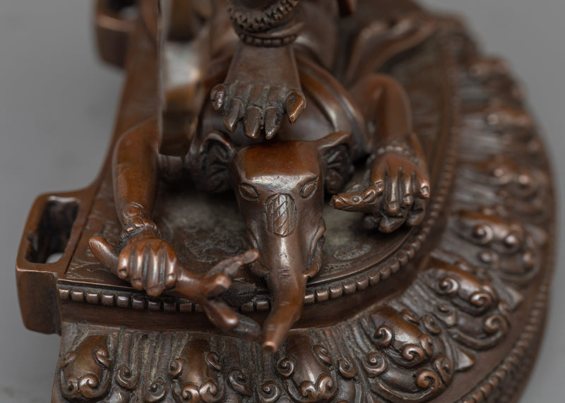 Six-Armed Mahakala Mantra Statue | A Majestic Symbol of Protection