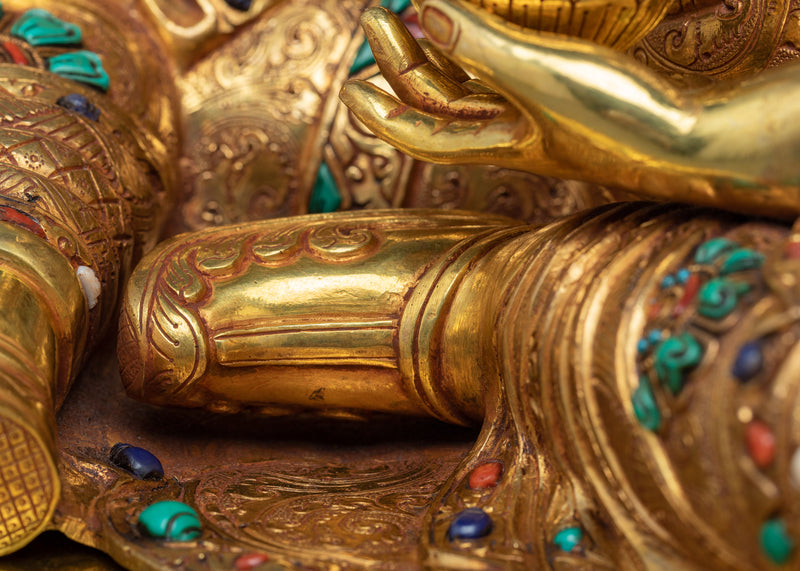 Guru Rinpoche Day Commemorative Statue | An Exquisite Celebration of Spirituality