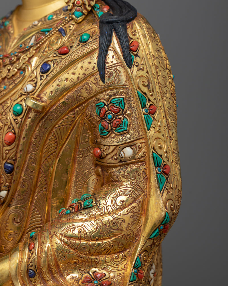 Guru Rinpoche Day Commemorative Statue | An Exquisite Celebration of Spirituality