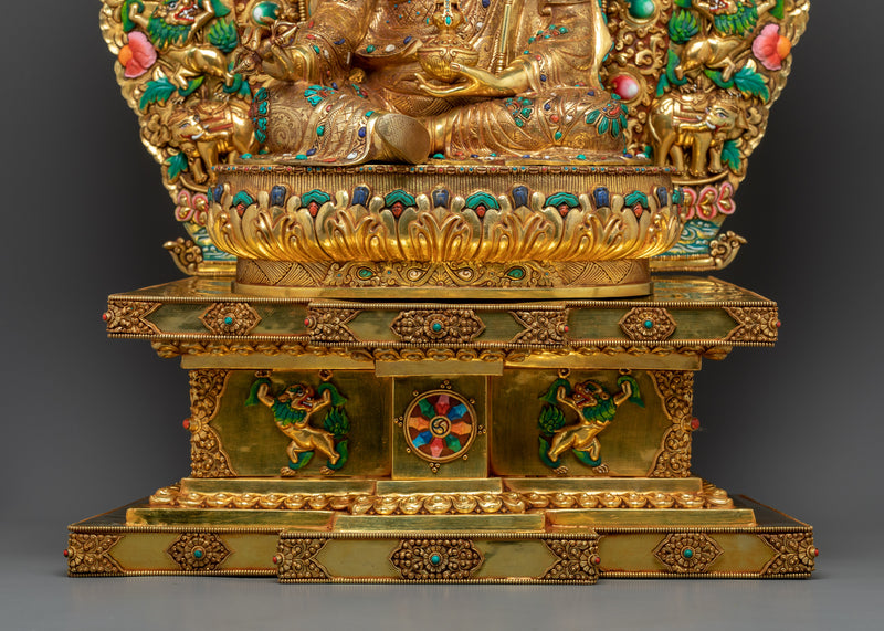 Guru Rinpoche Day Commemorative Statue | An Exquisite Celebration of Spirituality