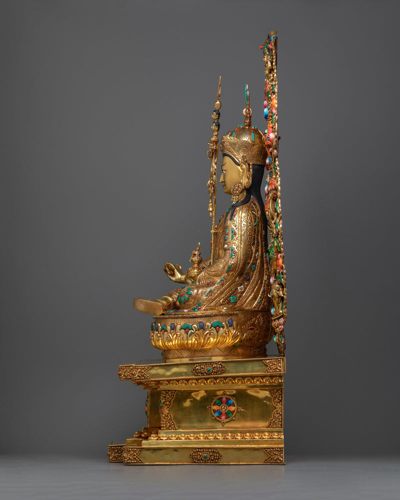 Guru Rinpoche Day Commemorative Statue | An Exquisite Celebration of Spirituality