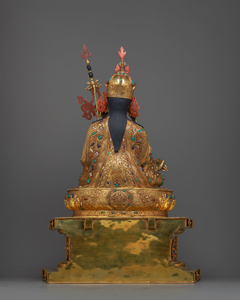 Guru Rinpoche Day Commemorative Statue | An Exquisite Celebration of Spirituality