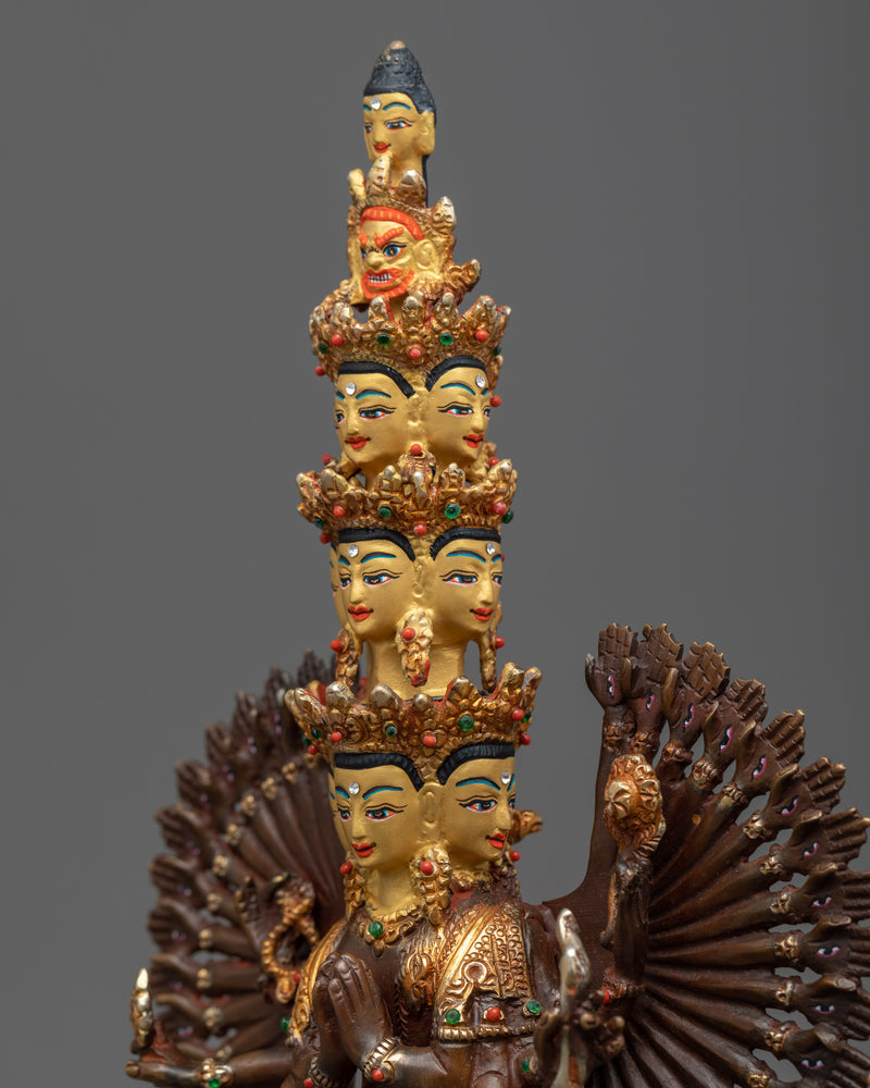 1000-armed-avalokiteshvara-sculpture