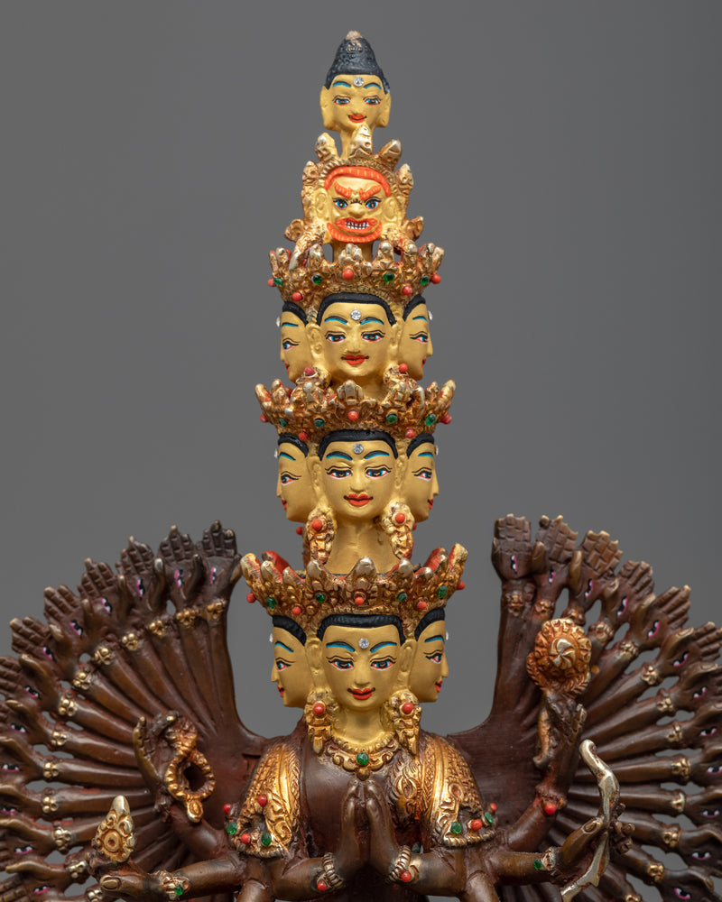 1000-armed-avalokiteshvara-sculpture