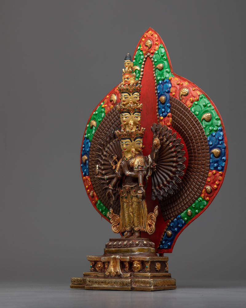 1000-armed-avalokiteshvara-sculpture