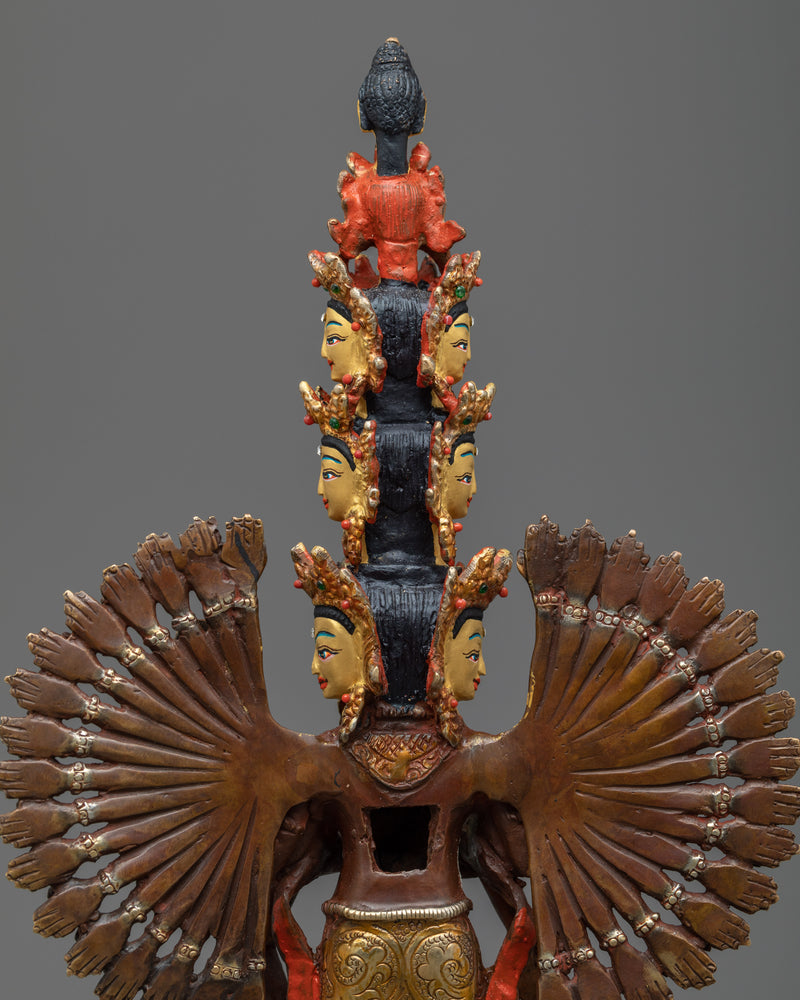 1000-Armed Avalokiteshvara Sculpture | Embodying Infinite Compassion