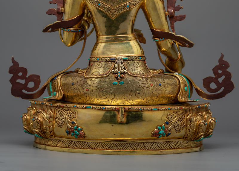 White Tara Meditation Sculpture | Beacon of Purity and Protection