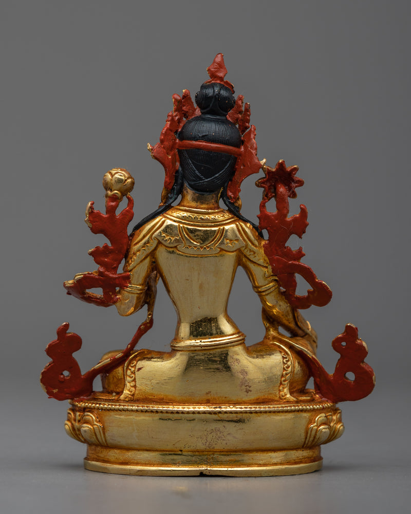 Green Tara Mantra 108 Practice Statue | The Swift Liberator