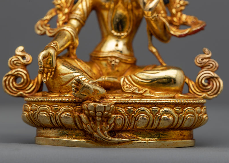 Green Tara Mantra 108 Practice Statue | The Swift Liberator