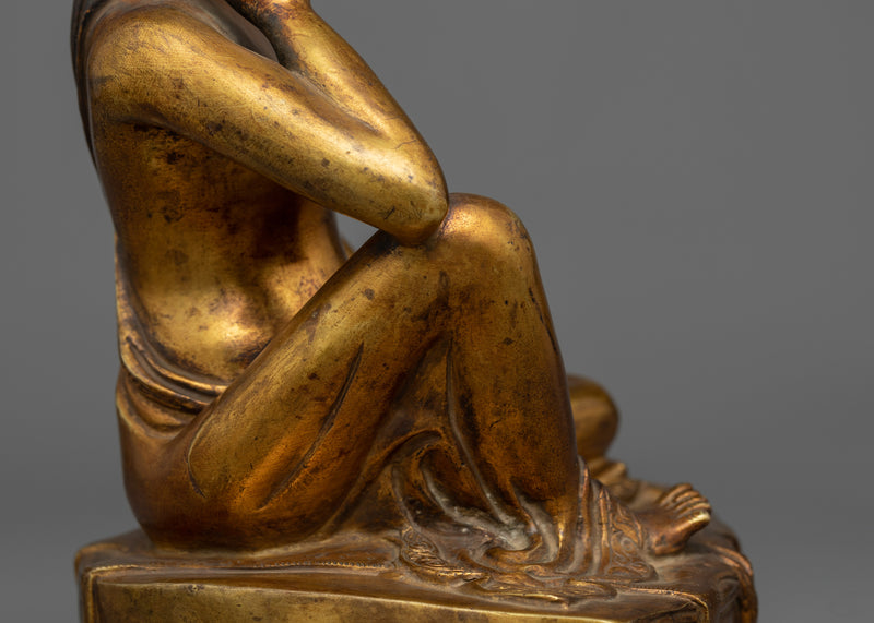 Milarepa Sculpture | The Golden Harmonizer of Wisdom and Compassion