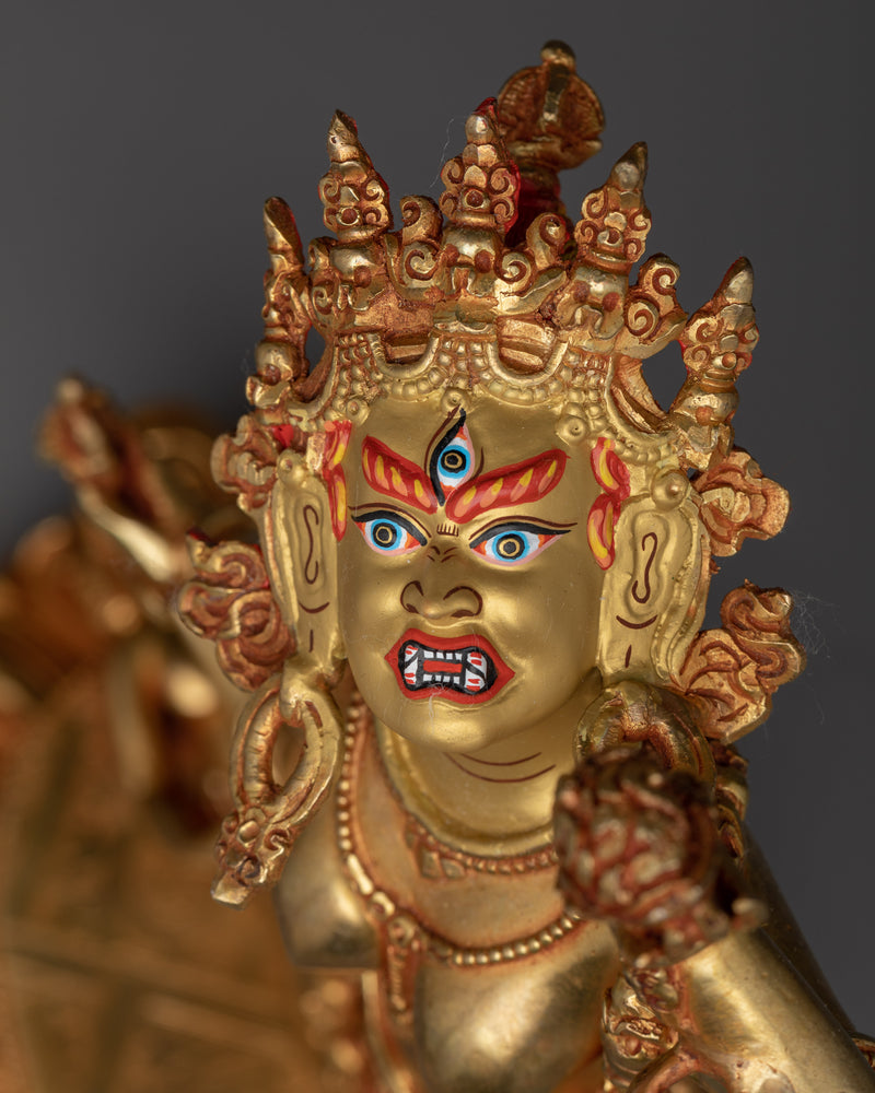 Vajrayogini Female Goddess Statue | 15.7" Sculpture of Wrathful Deity