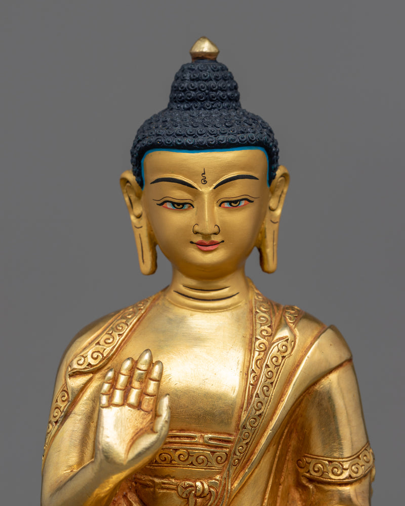 Amogasiddhi Statue | 8 Inches one of the Five Wisdom Buddhas of Buddhism