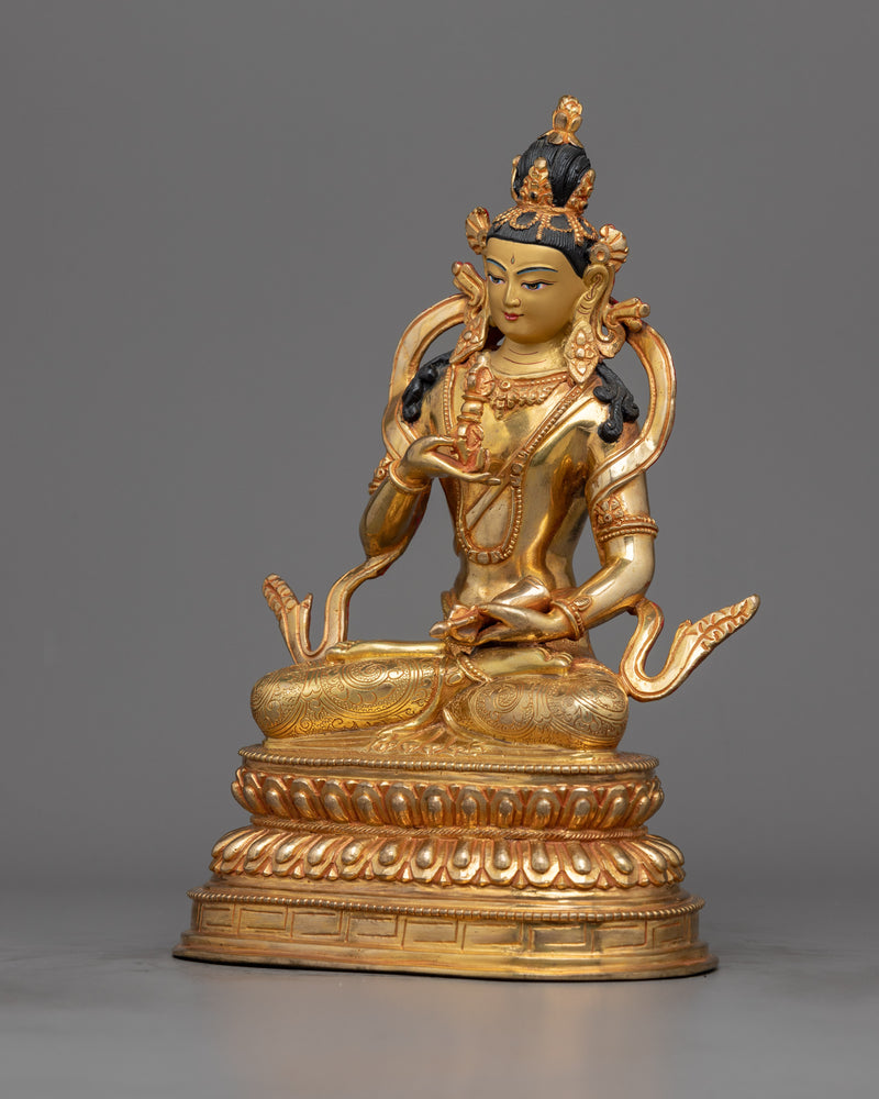 Vajrasattva 9.8 Inch Statue | Hand-crafted in Traditional Nepali Art