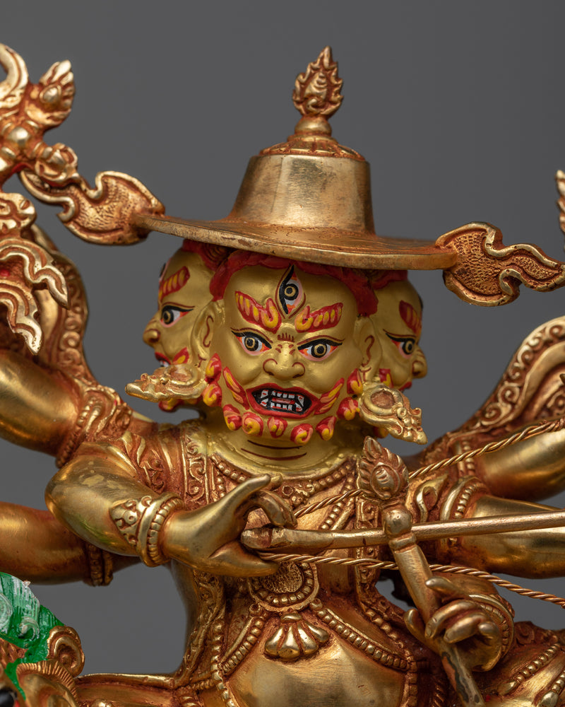 Dorje Legpa Worldly Protector Statue | Handmade in Nepal