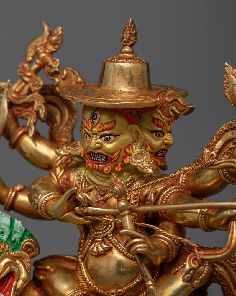 Dorje Legpa Worldly Protector Statue | Handmade in Nepal