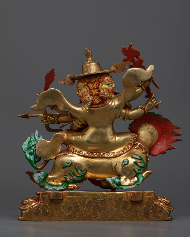 Dorje Legpa Worldly Protector Statue | Handmade in Nepal