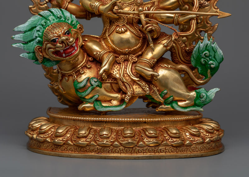 Dorje Legpa Worldly Protector Statue | Handmade in Nepal