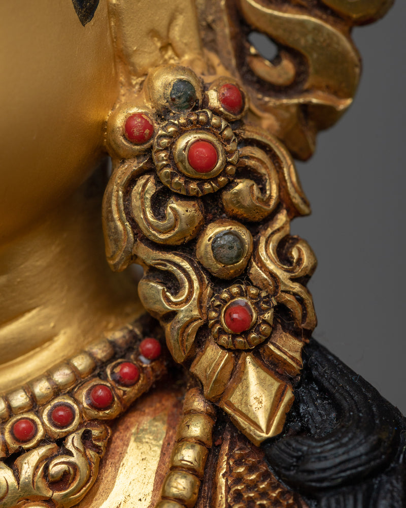 Premium White Tara Statue | 10.2 Inches Sculpture of Long Life Deity