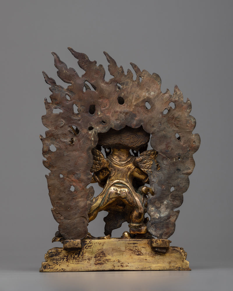 Vajrakilaya Antique Finished Statue 