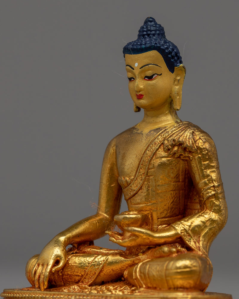 Tiny Shakyamuni Buddha Statue | A Glimpse of Serenity and Wisdom