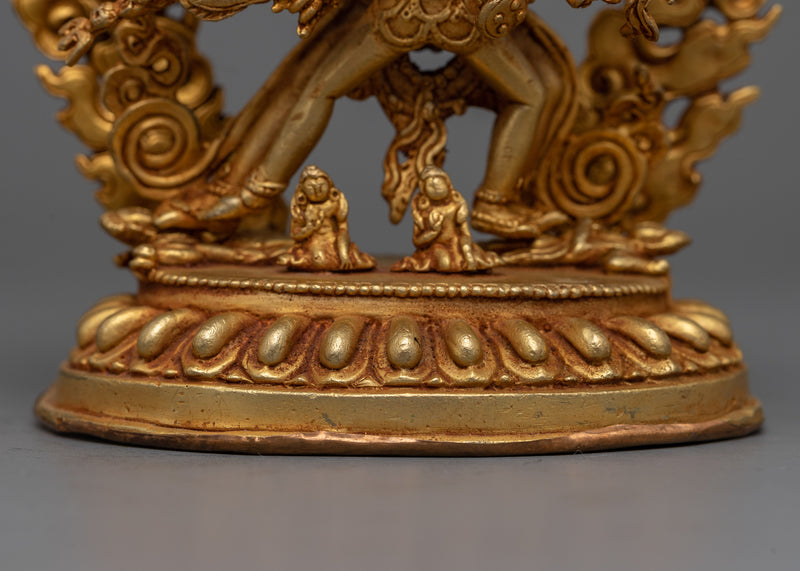 Illuminate Your Sacred Space with the Small Kalachakra | A Golden Emblem of Time and Enlightenment