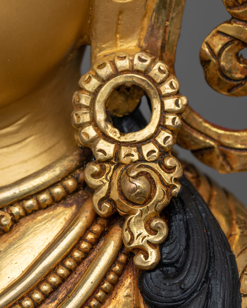 Journey of Wisdom with Our Prajna Paramita Statue | 24k Gold Gilded Artistry