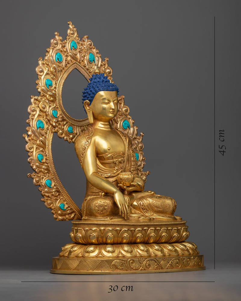 Siddhartha Gautama Gold Statue