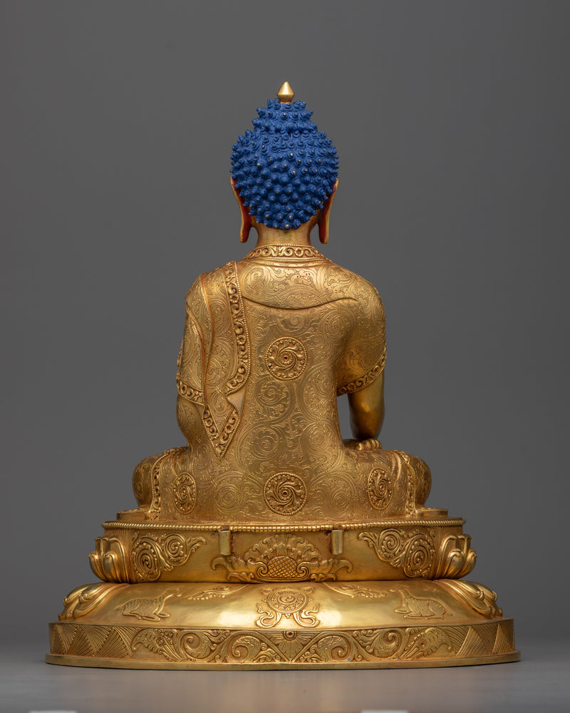 Siddhartha Gautama Gold Statue | Handmade Sculpture of Shakyamuni Buddha