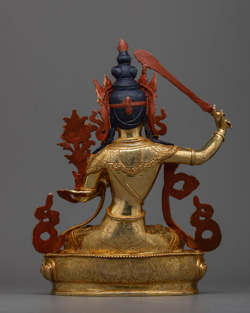 Manju Shri Statue | Embodiment of Divine Wisdom and Understanding