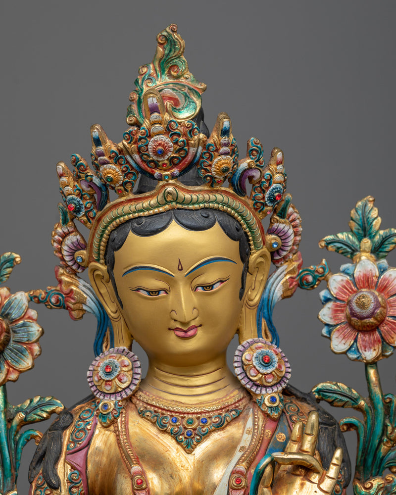 green-tara-buddha-sculpture