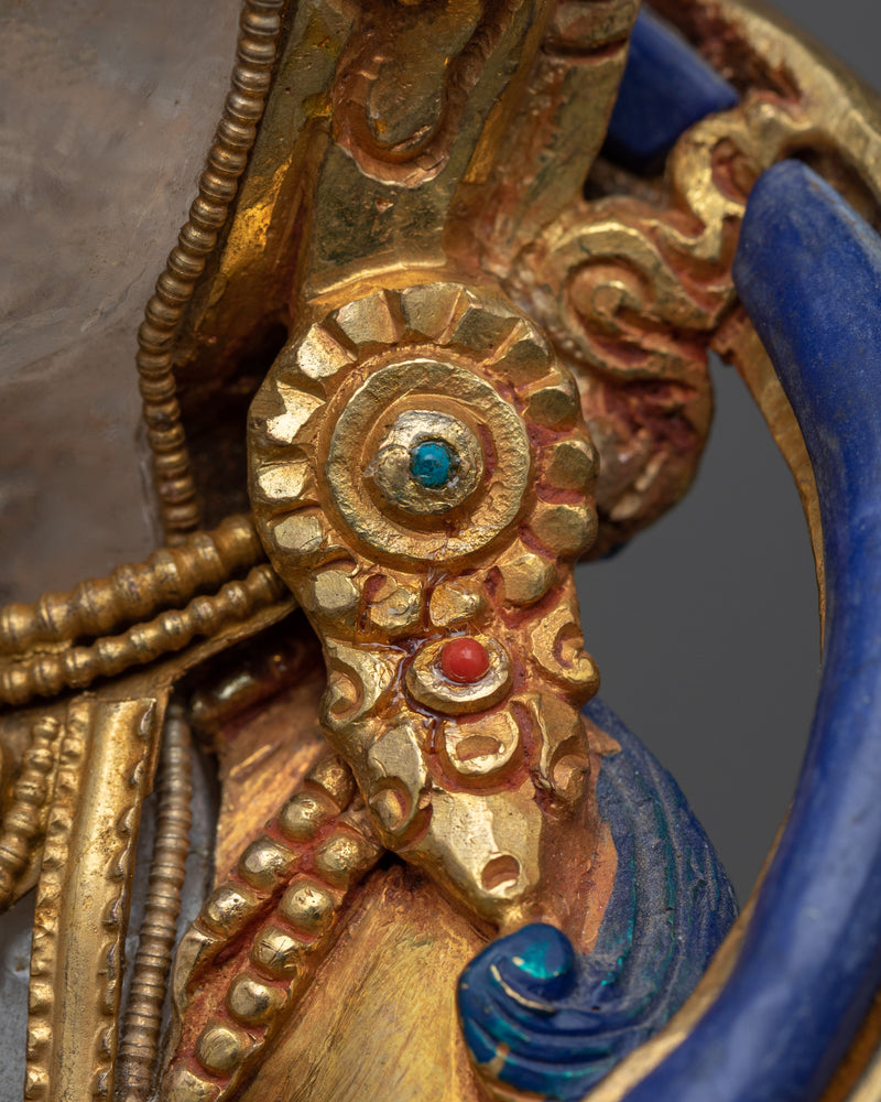 Vajradhara Crystal and Copper Statue | Unveil the Ethereal Essence