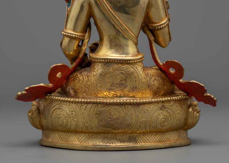 Vajrasattva Crystal and Copper Statue | Immerse in Clarity with the Lord Dorje Sempa