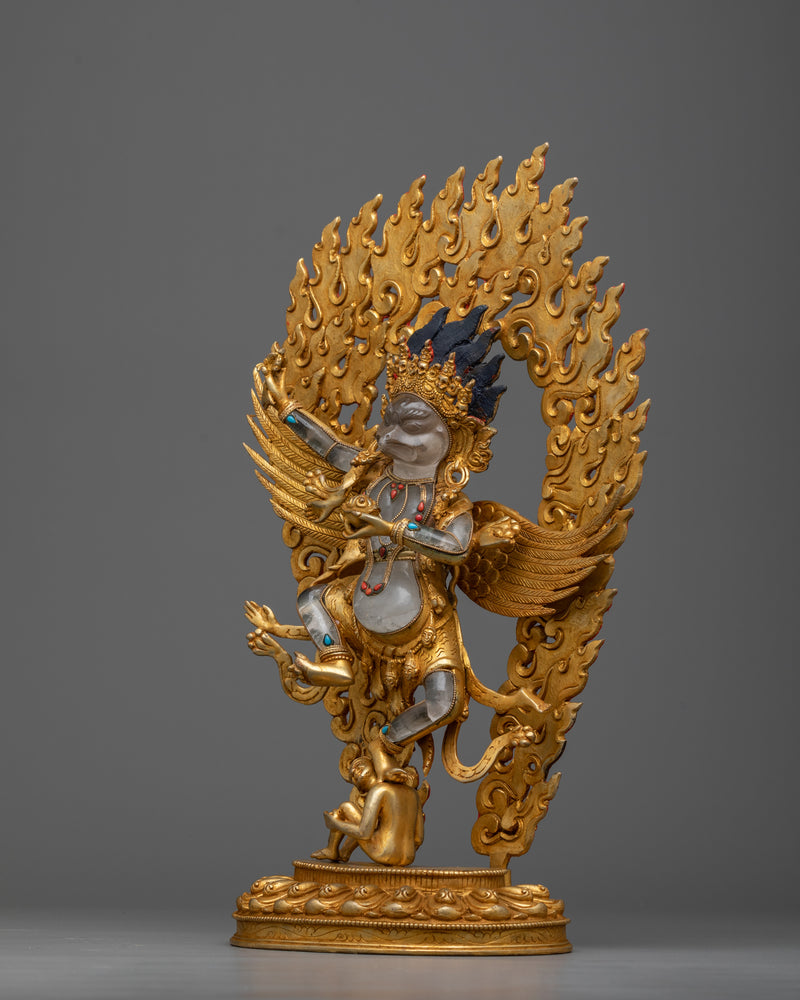 Garuda Crystal Statue