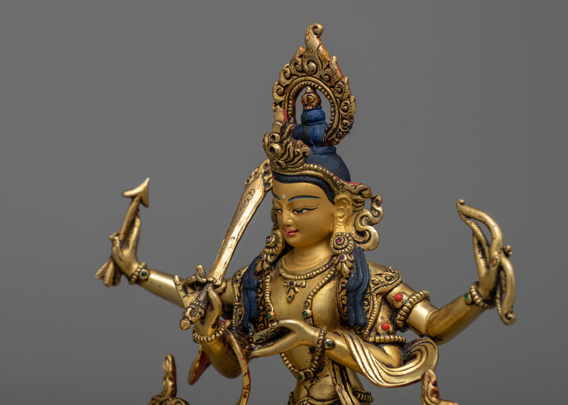 Maha Manjushri Statue | The Radiance of Transcendent Wisdom