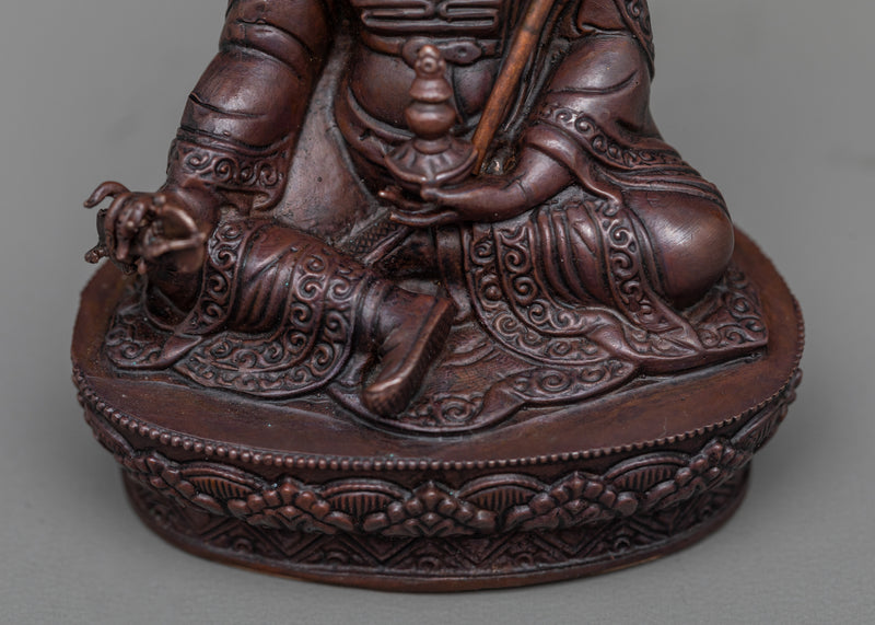 Miniature Guru Rinpoche Statue | Molded by Machine Sculpture of Guru Padmasambhava