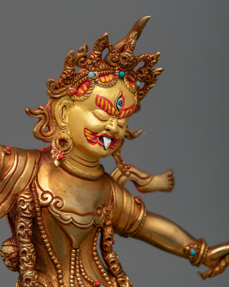 One-eyed-Ekajati Statue | Handmade Deity of The Powerful and Fierce Protectors Of Buddhism