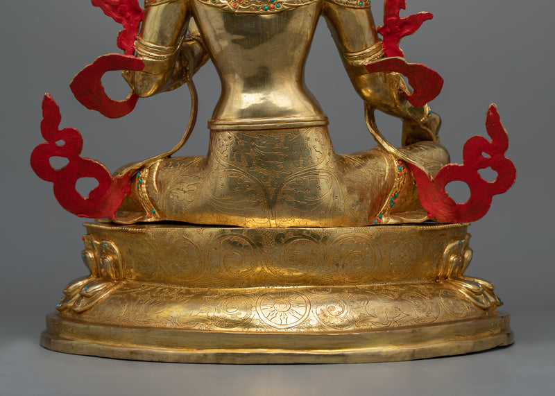 Green Tara Altar Statue | A Symbol of Activity, Abundance, and Compassion