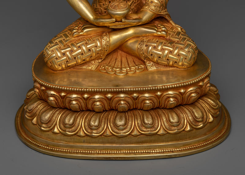 Amitabha Buddha Golden Statue | The Boundless Light