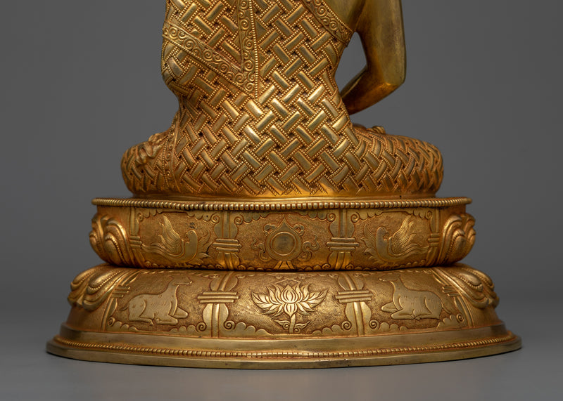 Amitabha Buddha Golden Statue | The Boundless Light