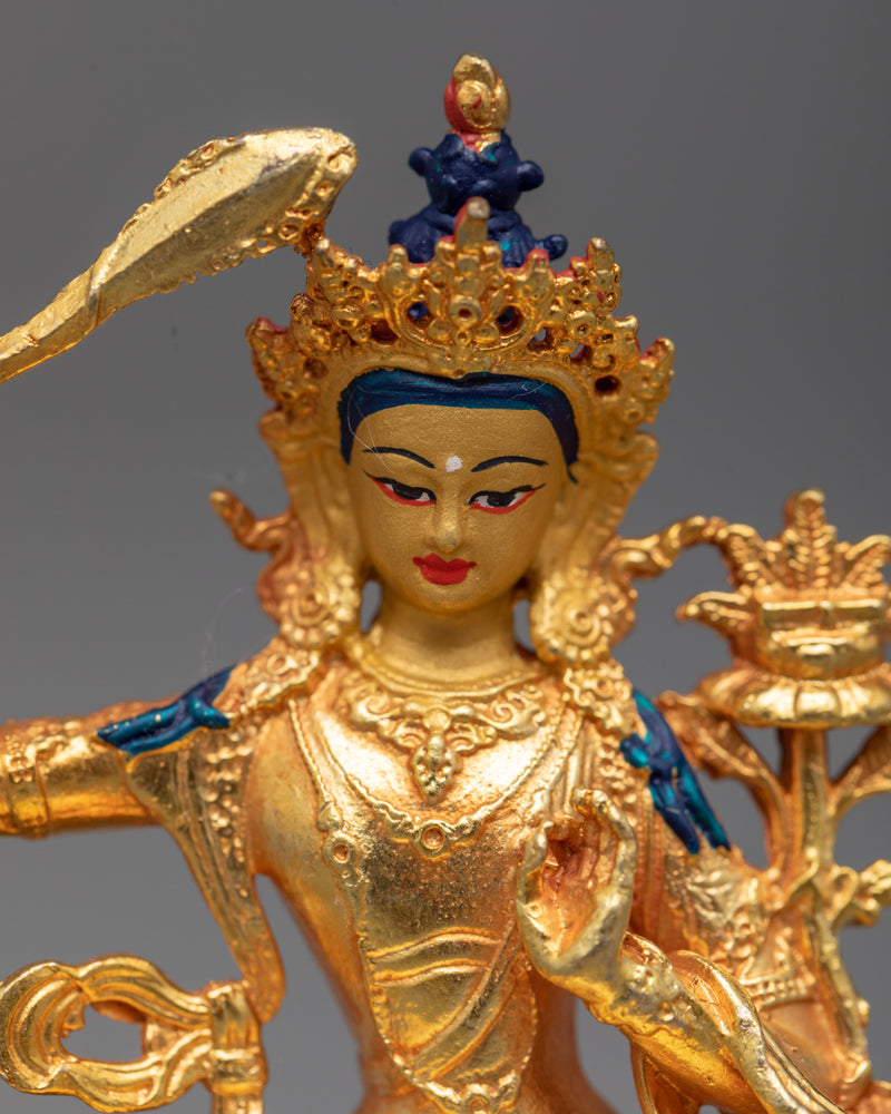 small statue of manjushri