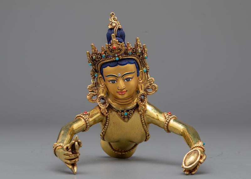 Vajradhara with Consort Statue | The Primordial Buddha in Union