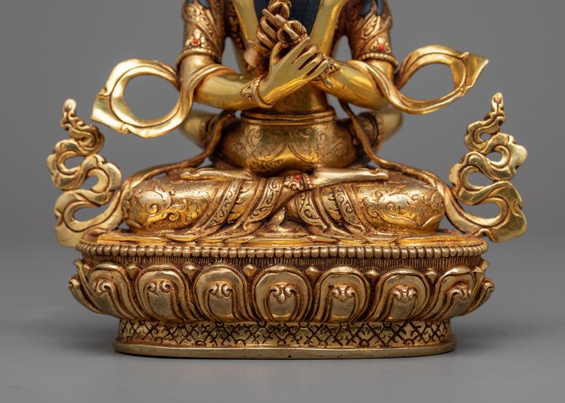 Vajradhara with Consort Sculpture | The Supreme Buddha of Vajrayana