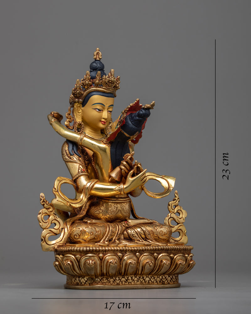 Vajradhara with Consort Sculpture | The Supreme Buddha of Vajrayana