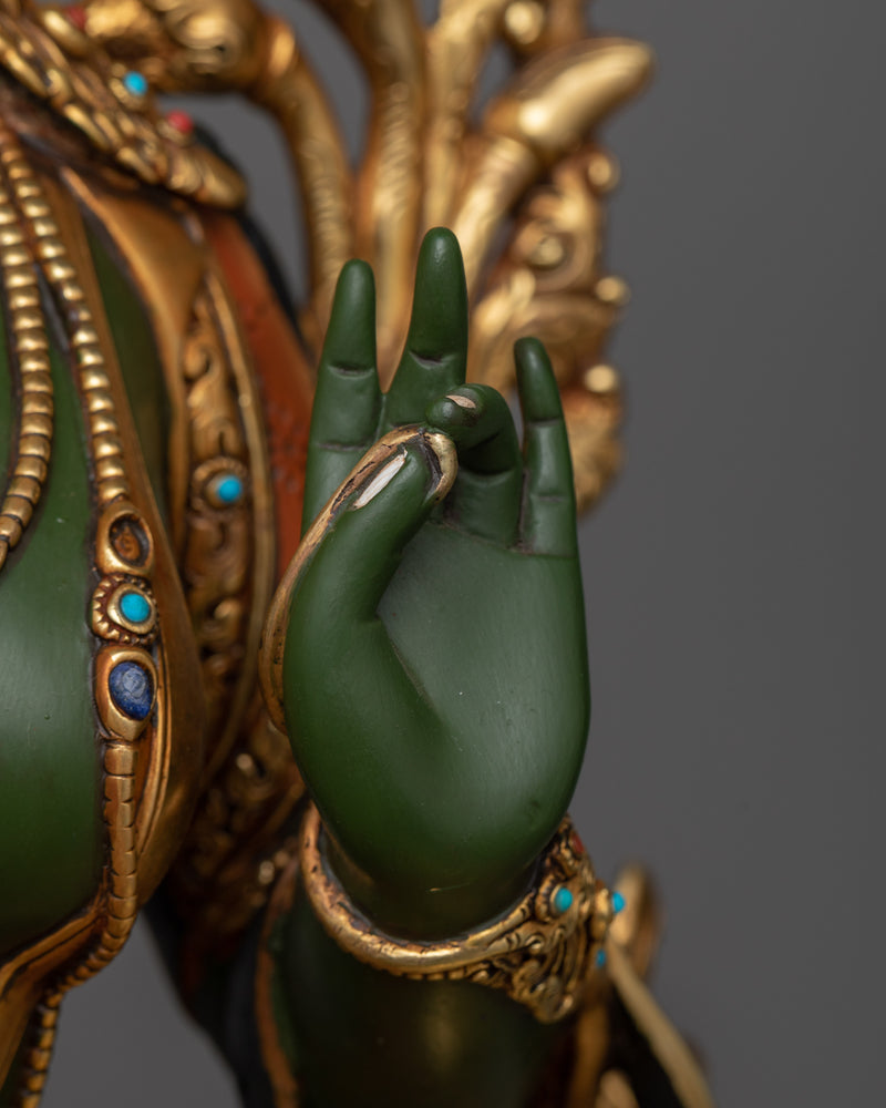 Gorgeous Green Tara Art | Capturing the Spiritual Essence of Deity Tara